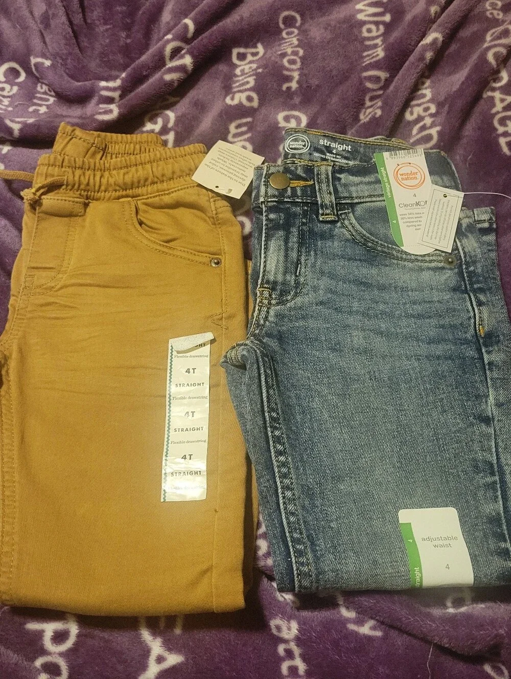 Lot Of Boys 4T/4 Pants/Jeans And Dinosaur PJs New With Tags